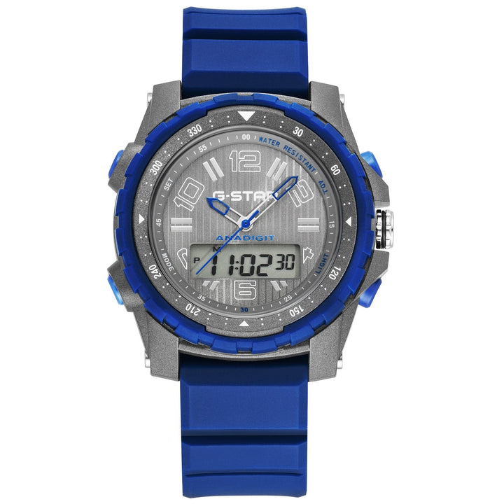 Ops01 Ana-Digi Gray Dial / Blue Silicone Strap Gray Dial