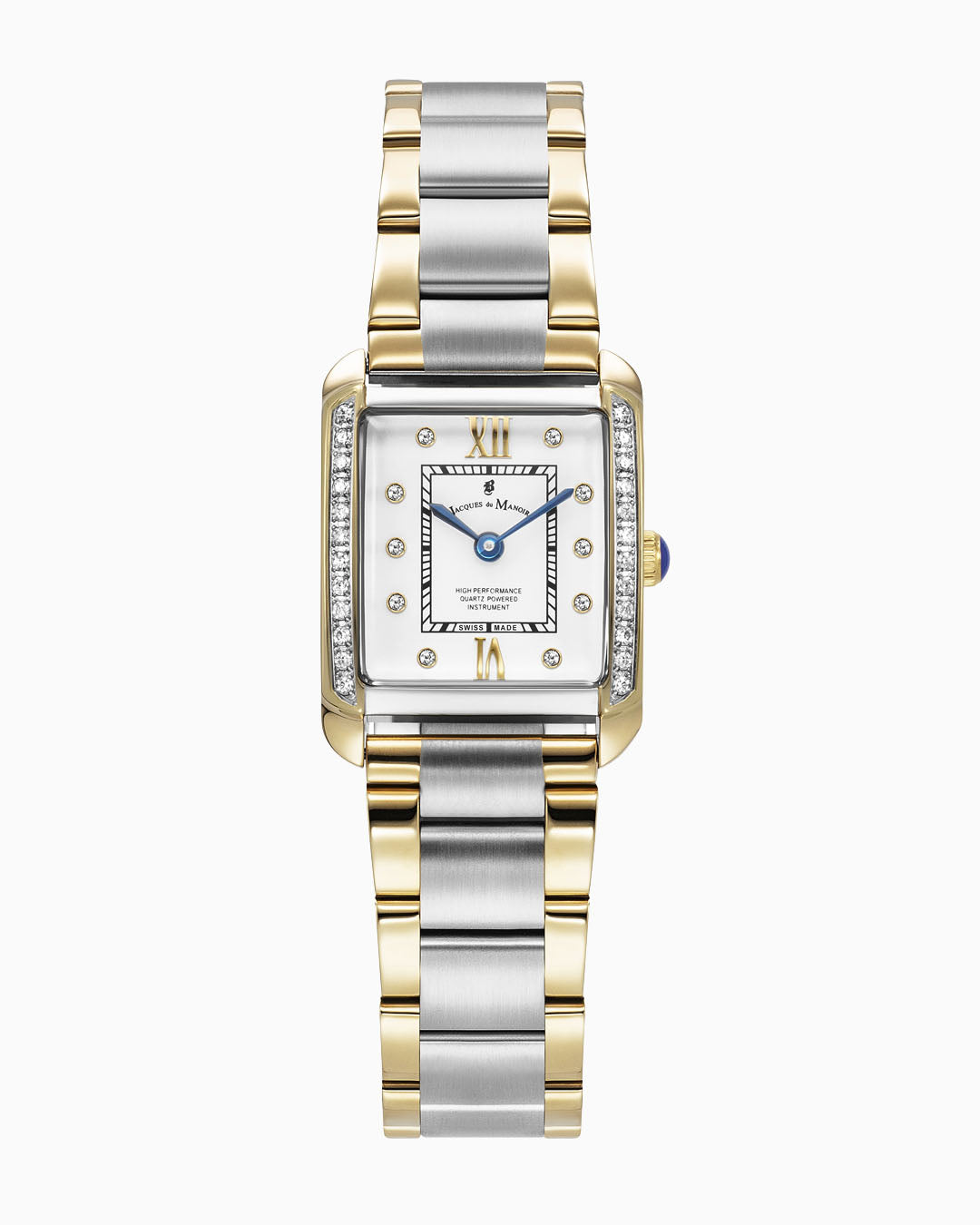 Emily II Bicolor Stainless Steel Bracelet White Dial