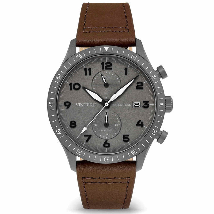THE ALTITUDE - GUNMETAL/WALNUT | Gunmetal Dial
