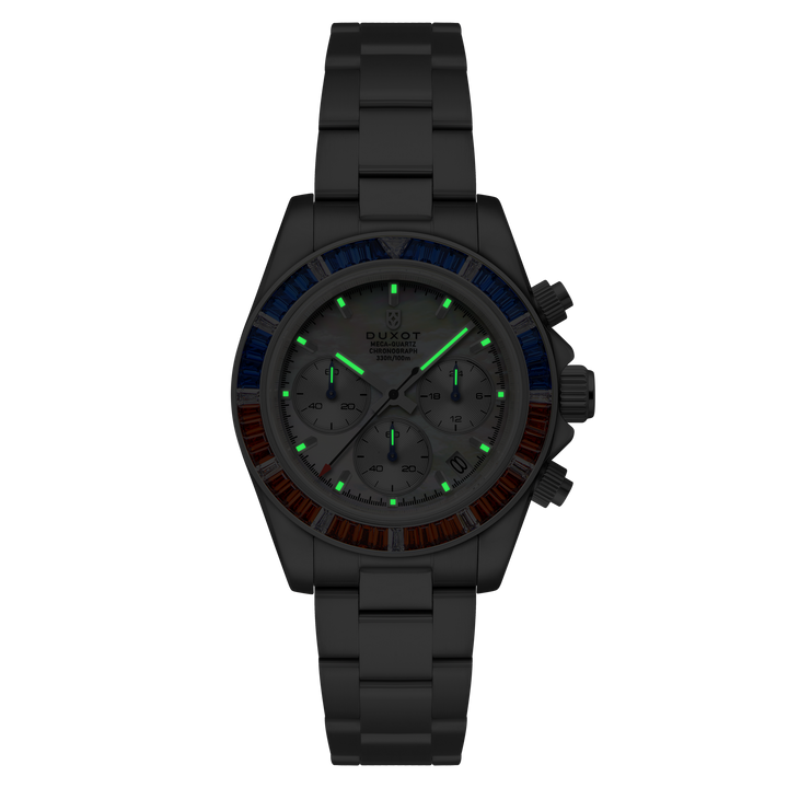 Accelero Rainbow Chronograph White/Stainless Steel | White Dial