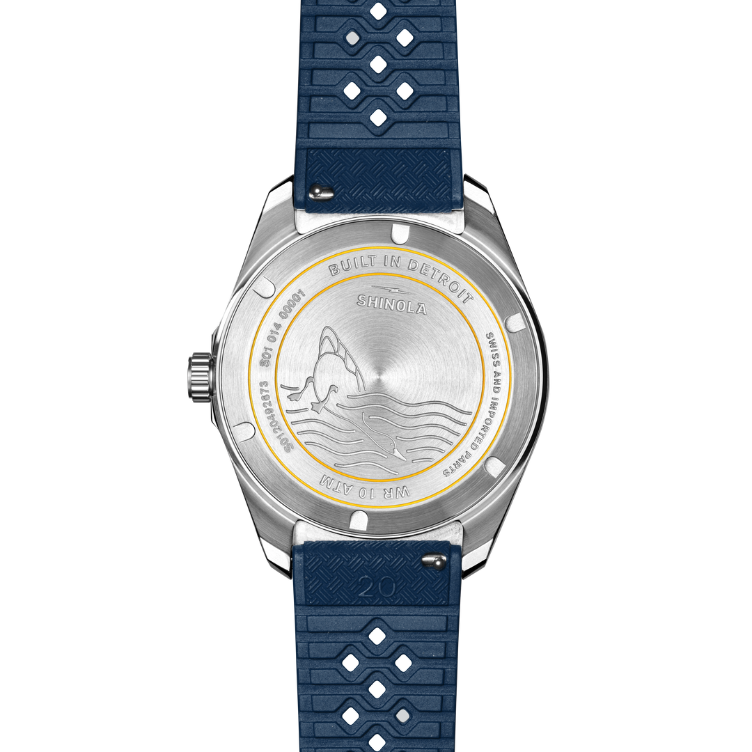 Duck 40mm 3HD / Alabaster Blue Dial