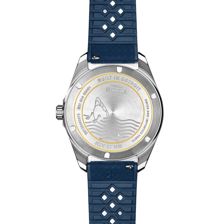 Duck 40mm 3HD / Alabaster Blue Dial