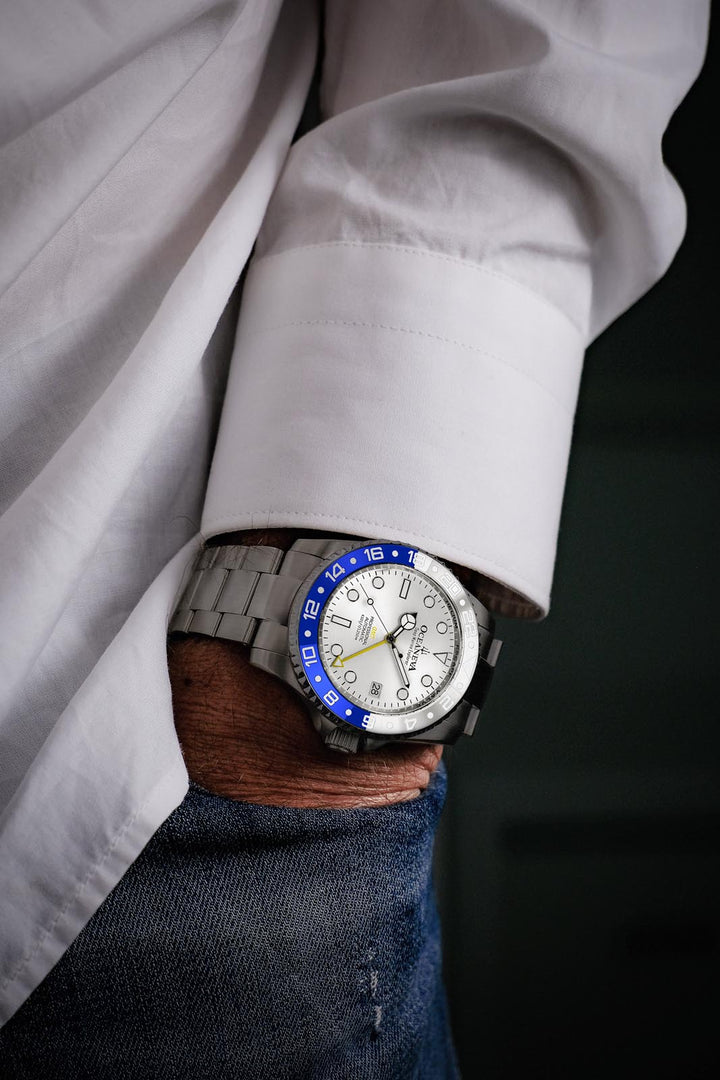 Deep Marine Explorer II White/Blue Bezel | White Dial