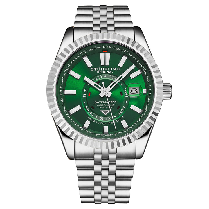 Datemaster Swiss Automatic 42mm Classic Green/Stainless Steel | Green Dial