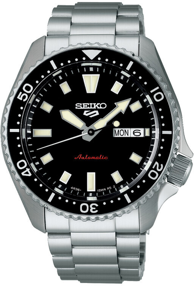 5 Sports SKX Black Dial / Stainless Steel Bracelet Black Dial
