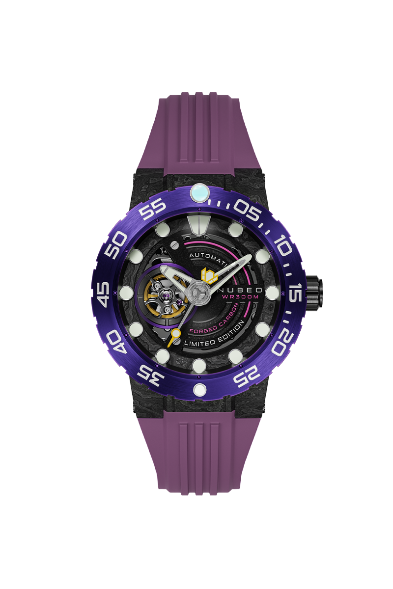 Opportunity Automatic Limited Edition Black & Purple / Silicone | Black Dial