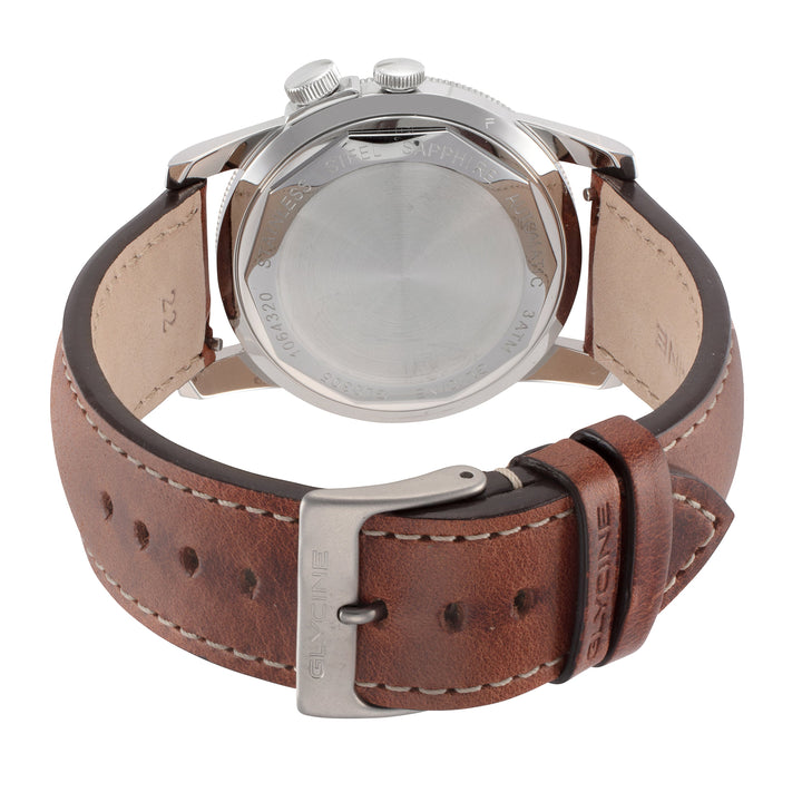 Airman Vintage GMT 40mm / Blue / Brown Blue Dial