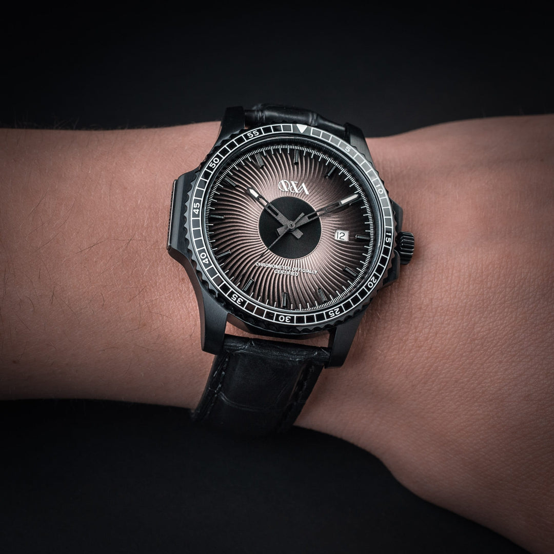 Technic Black / Leather | Black Dial