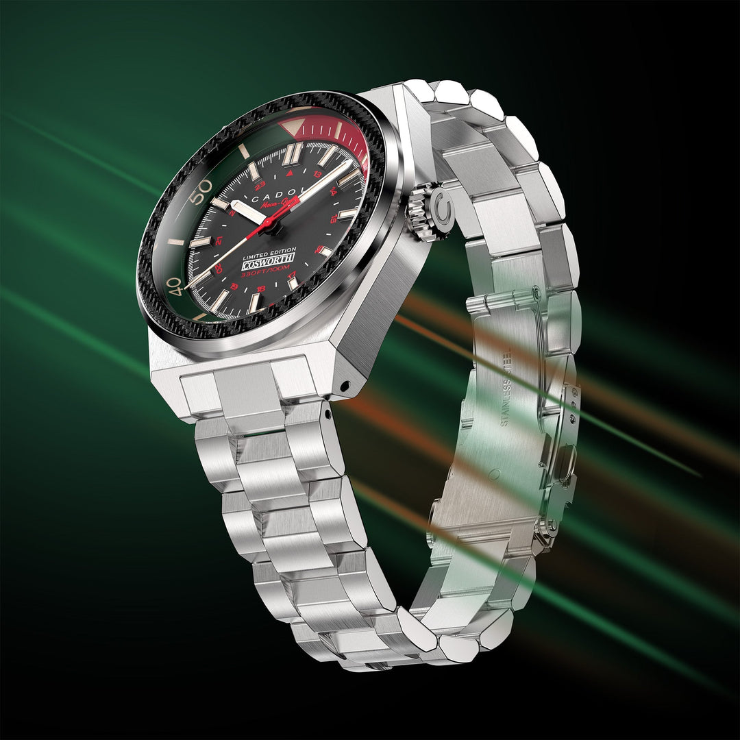 COSWORTH COSTIN MECA-QUARTZ LIMITED EDITION BLACK / STAINLESS STEEL Black Dial