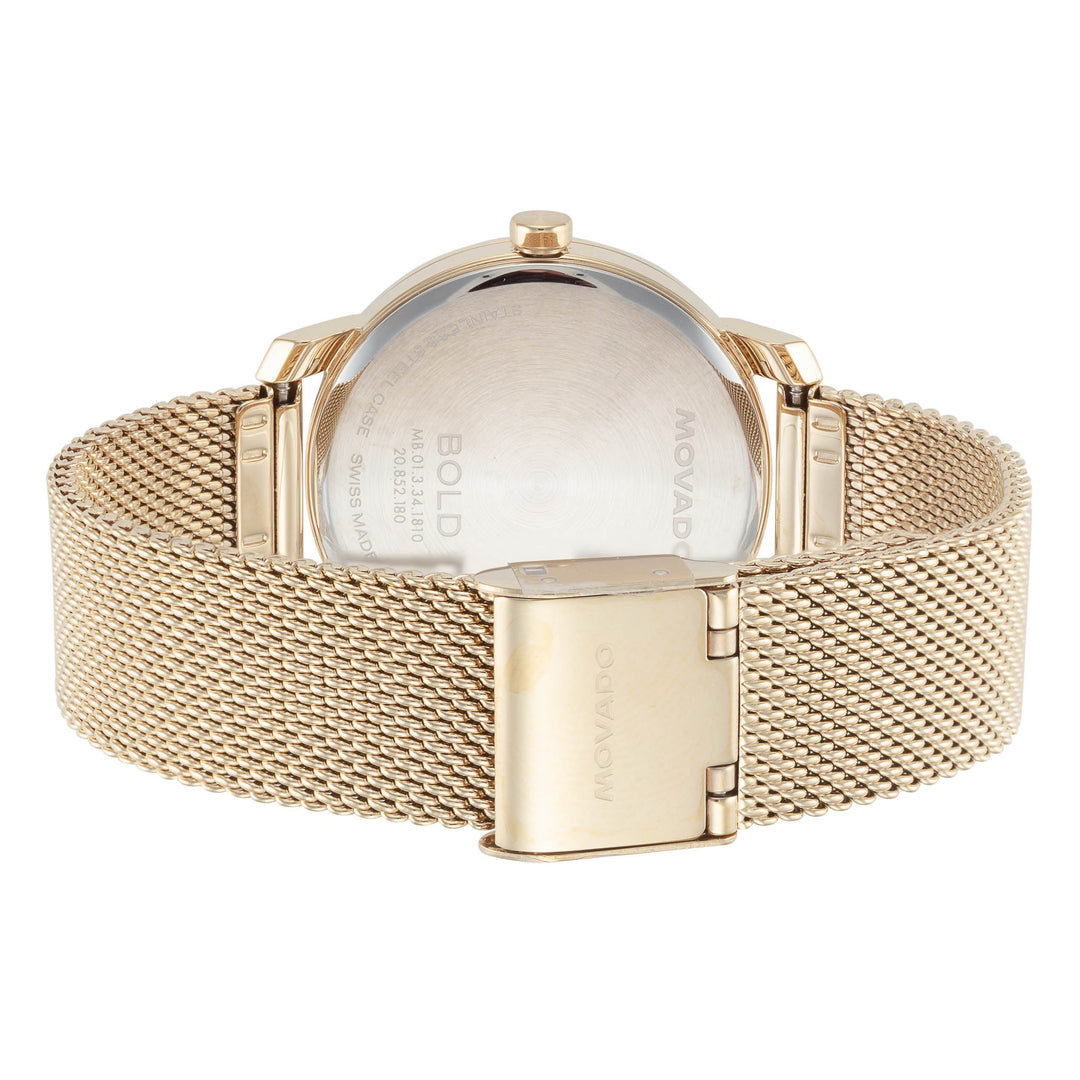 Bold 34mm / Silver / Gold | Silver Dial