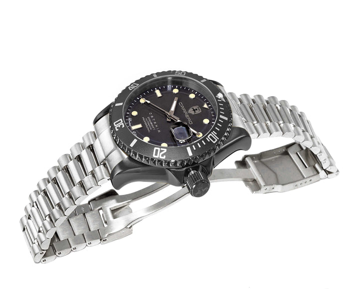 Catania-PD Black Dial / Steel Bracelet Black Dial