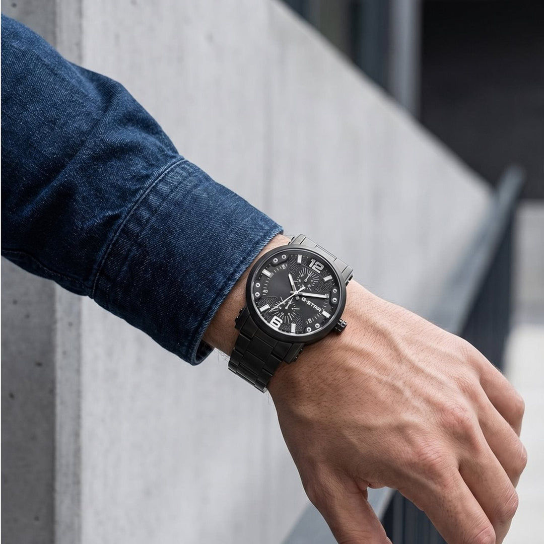 Rovic Gray Dial / Black Stainless Steel Bracelet Gray Dial