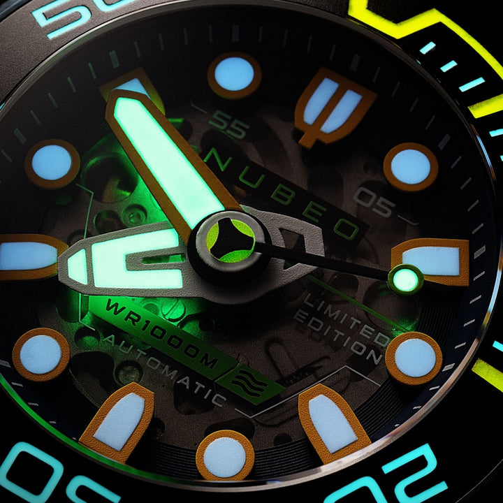 Ventana Skeleton Automatic Limited Edition Set Blue / Silicone | Blue Dial