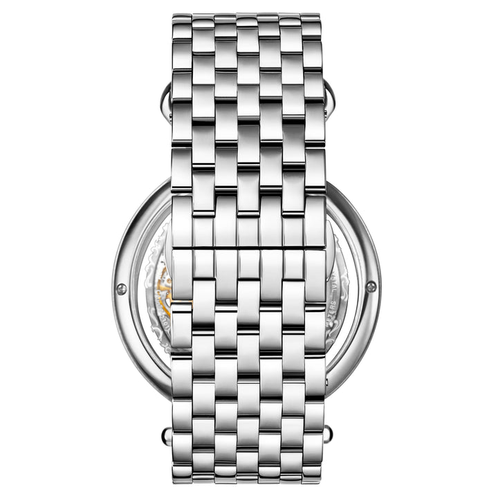 Emperor's Grandeur Dual Time Automatic 46mm Skeleton Silver/Stainless Steel | Si