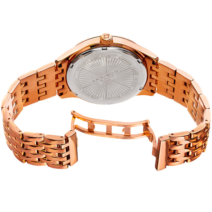 Dress-AK941RG Rose Gold/Stainless Steel | Dark Grey Dial