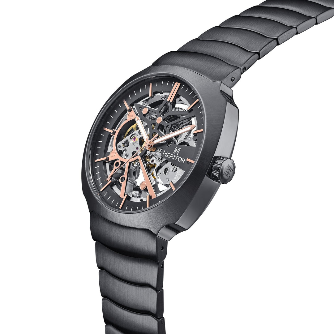 Magnus Black / Rose Gold | Black Dial