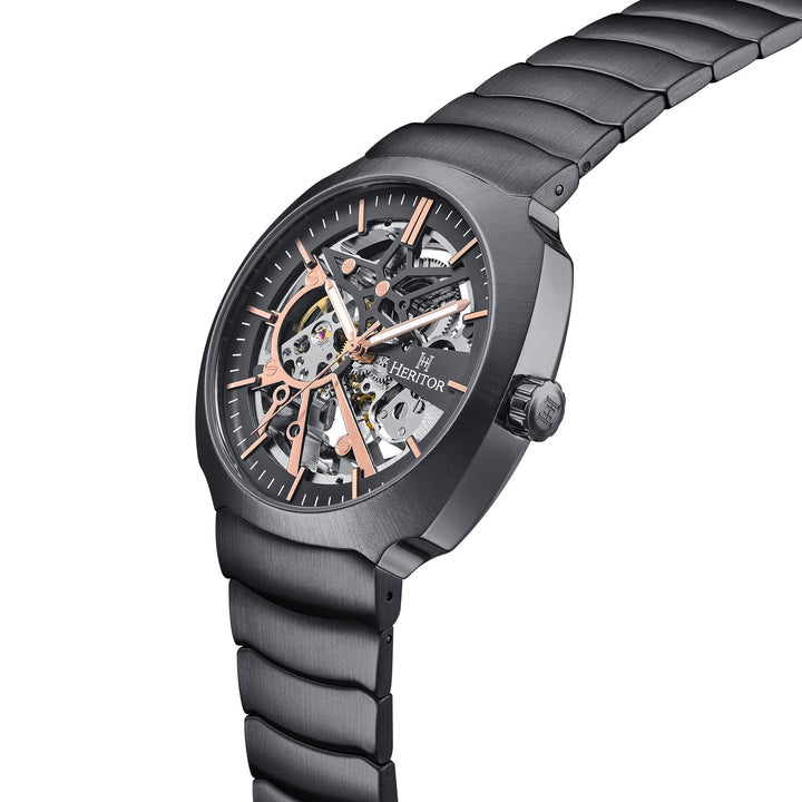 Magnus Black / Rose Gold | Black Dial