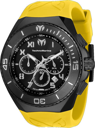 Manta 48mm / Grey / Yellow | Grey Dial