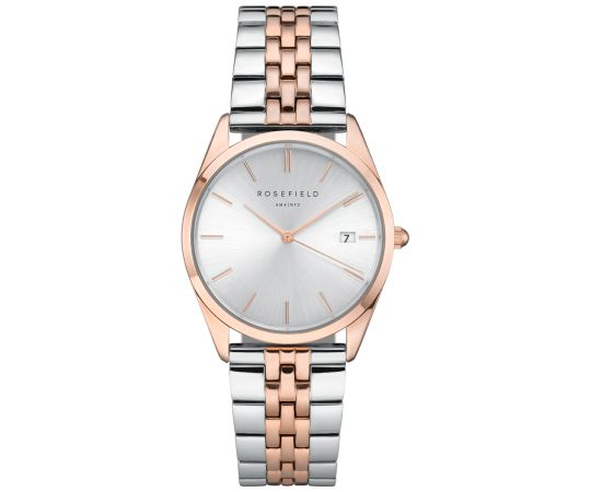 Ace 33mm / Silver / Silver and Rose Gold | Silver Dial