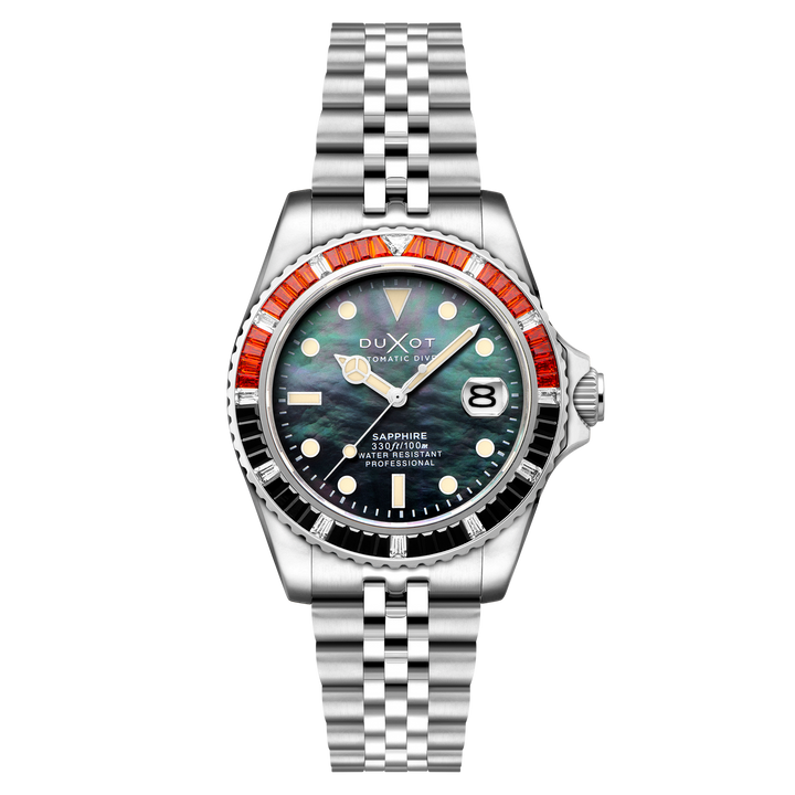 Atlantica 40 Rainbow Automatic Black / Stainless Steel | Black Dial