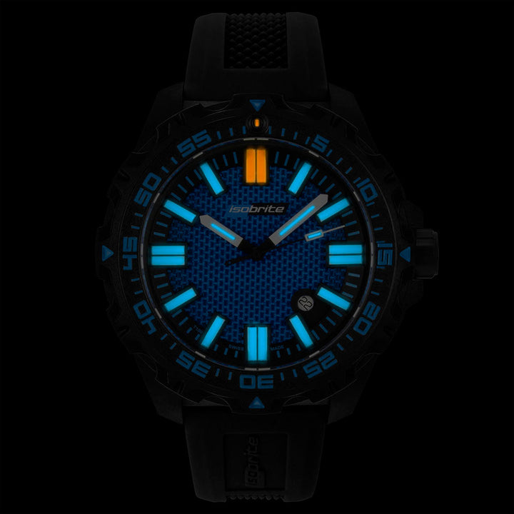 Afterburner Blue ISO4001 Ultra Bright T100 Tritium | Blue Dial