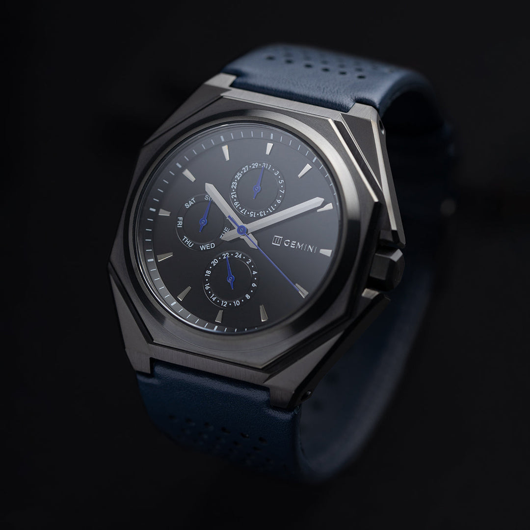 Lux Leather Dark Blue Dark Blue