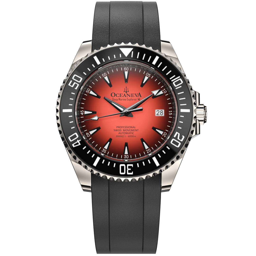 Oceaneva Deep Marine Explorer VI 6000M - Coral Titanium Automatic 6000m/CoralBur