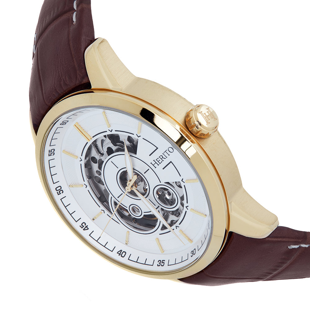 Davies Gold/Brown | White Dial