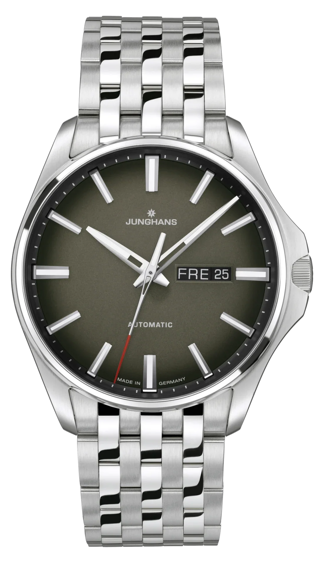 Meister S Automatic Olive Green Dial / Stainless Steel Bracelet Green Dial