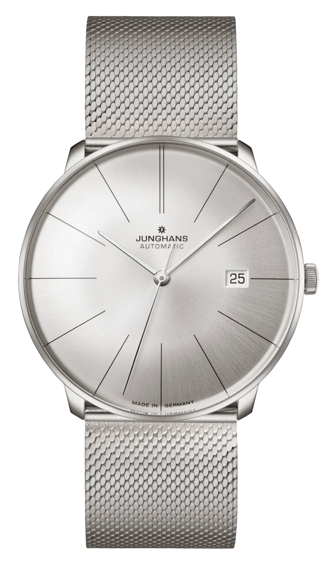 Meister Fein Automatic Silver Dial / Milanese Bracelet Silver Dial