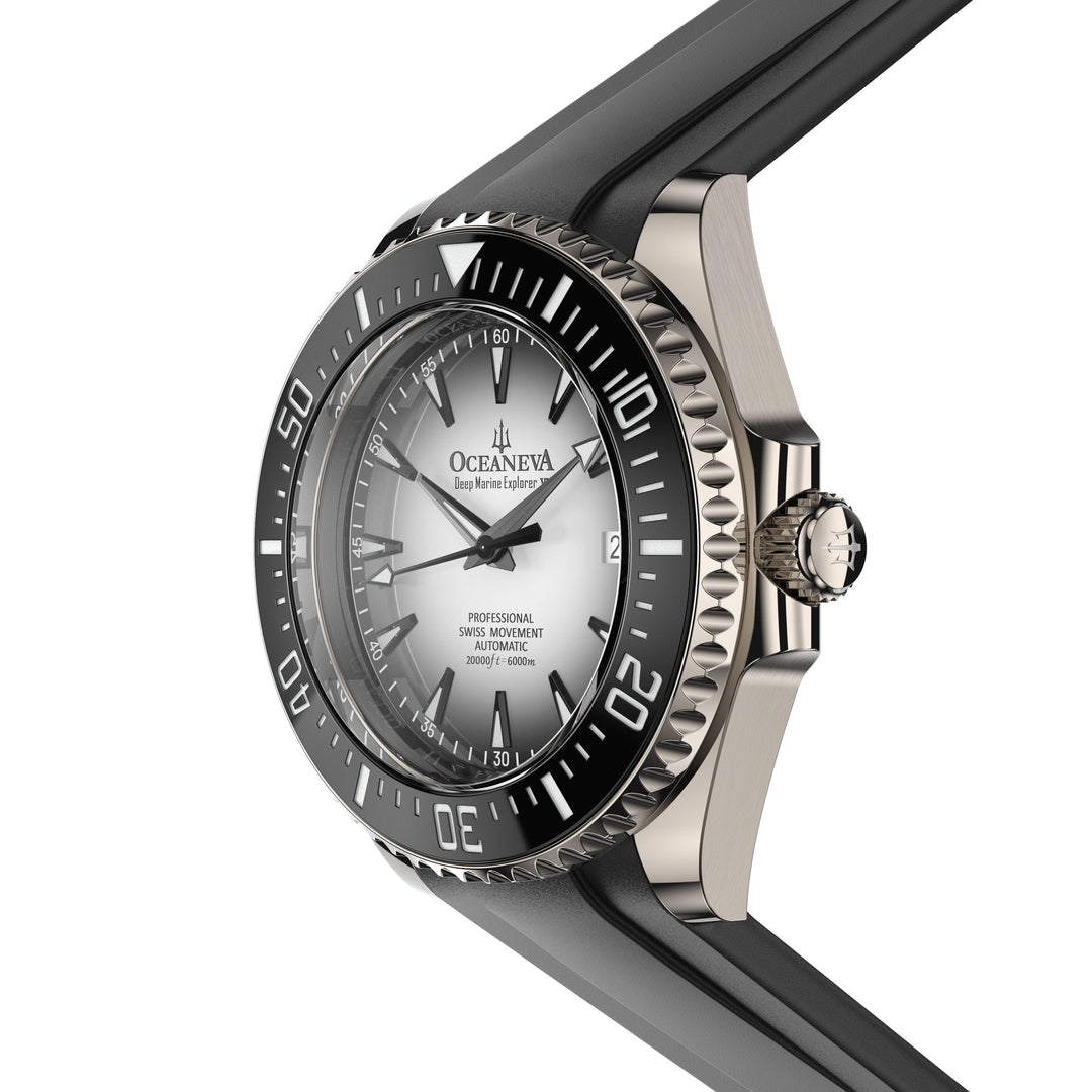 Oceaneva Deep Marine Explorer VI 6000M - White Titanium Automatic 6000m/WhiteBur