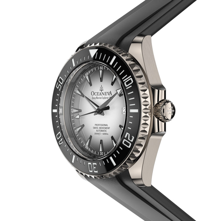 Oceaneva Deep Marine Explorer VI 6000M - White Titanium Automatic 6000m/WhiteBur
