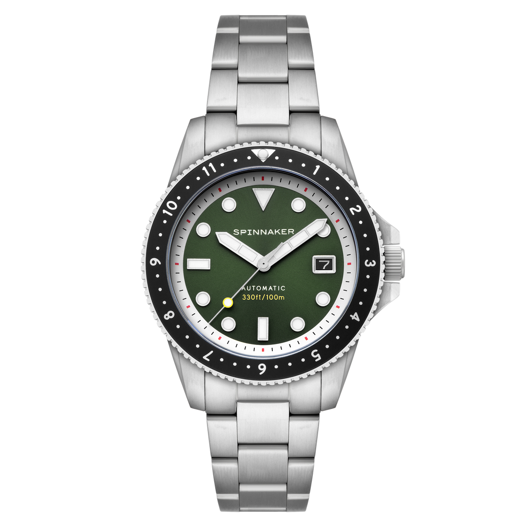 Croft Pioneer Automatic Green/Stainless Steel | Green Dial