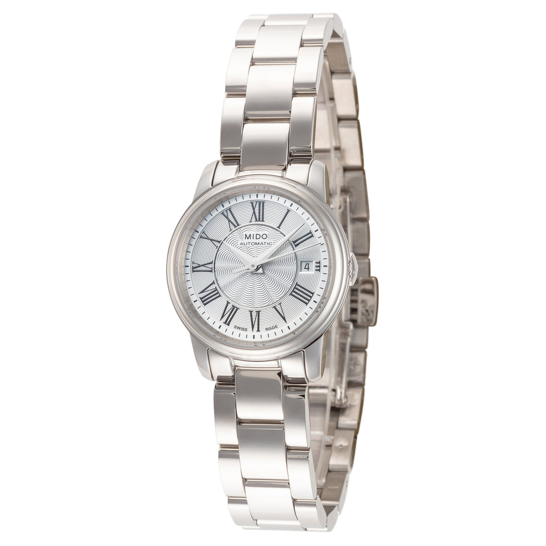 Baroncelli III 25mm / Silver / Silver | Silver Dial