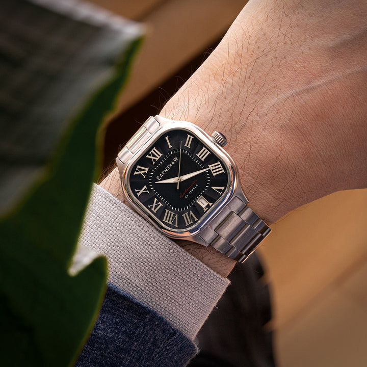 Coussin Automatic Black / Stainless Steel | Black Dial