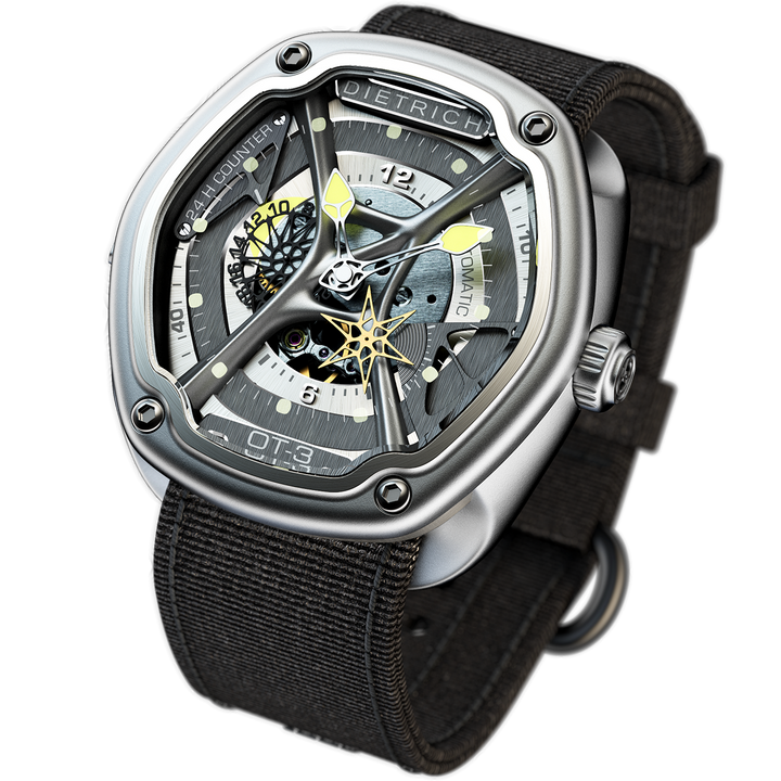 Dietrich 46mm / Black / Skeleton Skeleton Dial