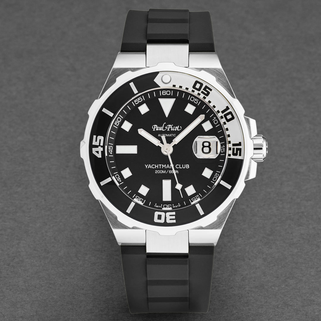 YachtmanClub P1251NBLSG3614C / Black | Black Dial