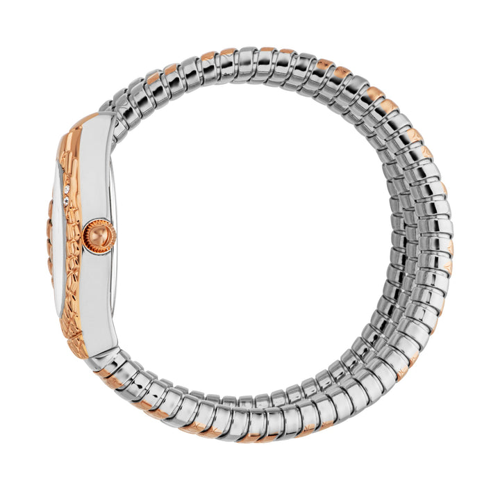 Snake 20mm / Silver / Silver and Rose Gold Silver Dial