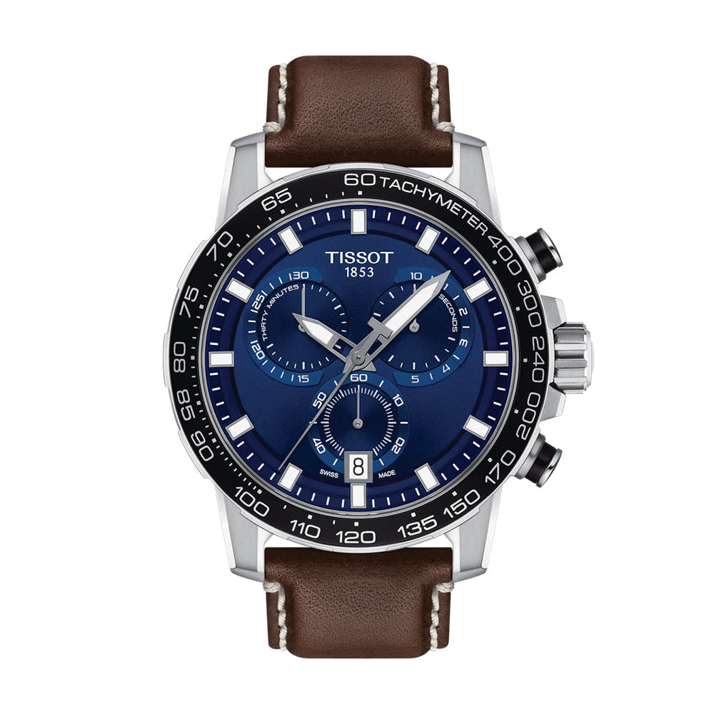 Supersport Chrono Blue / Leather Blue Dial