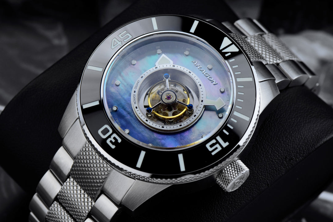 Divemaster Central Tourbillon Automatic 50mm - Mother of Pearl Dial | Mother of 