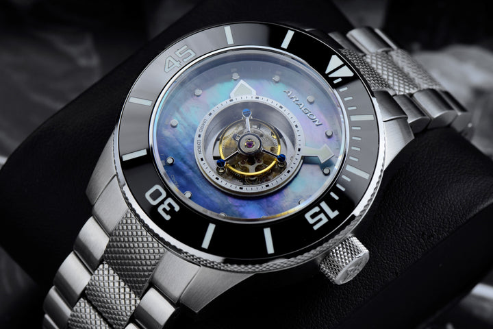 Divemaster Central Tourbillon Automatic 50mm - Mother of Pearl Dial | Mother of 