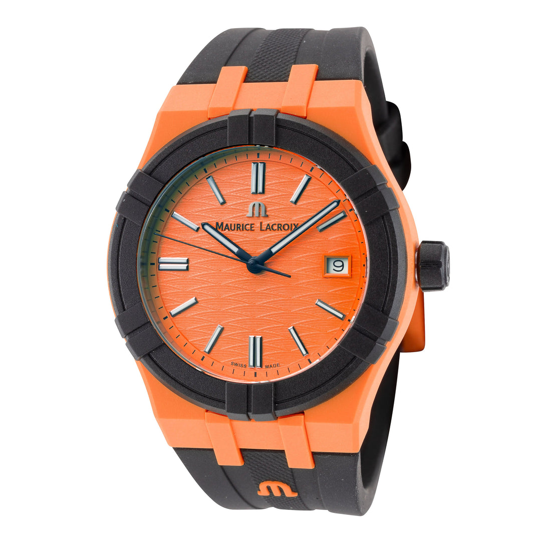 Aikon #Tide 40mm / Orange / Grey | Orange Dial