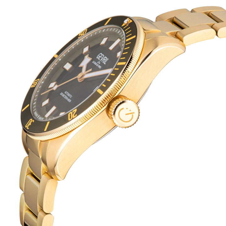 Yorkville Gevril Yorkville Olive Dial Sellita SW200 Swiss Automatic Unidirection