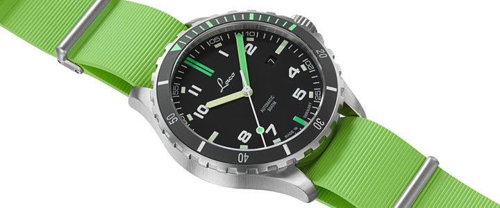 Squad Watch Amazonas 42mm Rubber Strap / Black Dial
