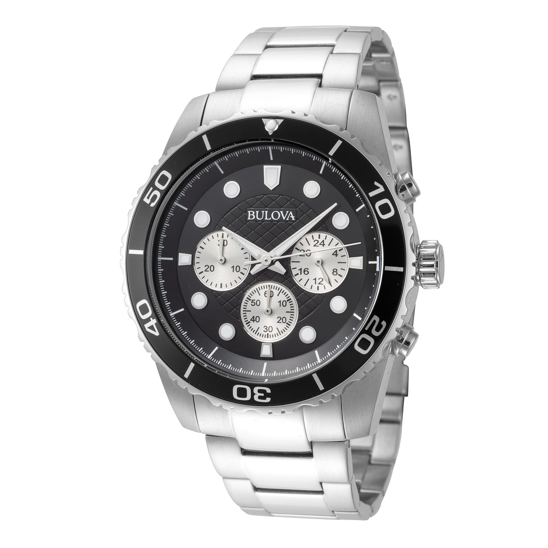 Classic 48mm / Black / Silver | Black Dial