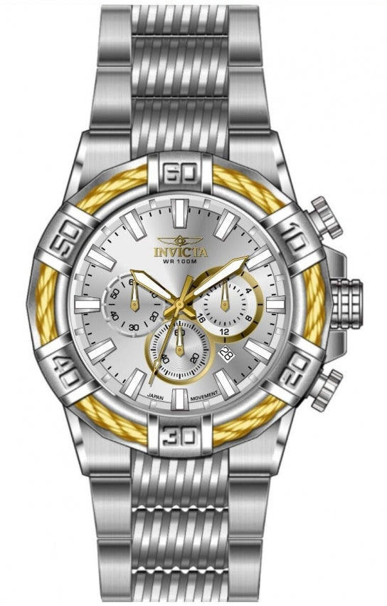 Bolt Men Silver-Tone Dial / Stainless Steel Bracelet Silver-tone Dial