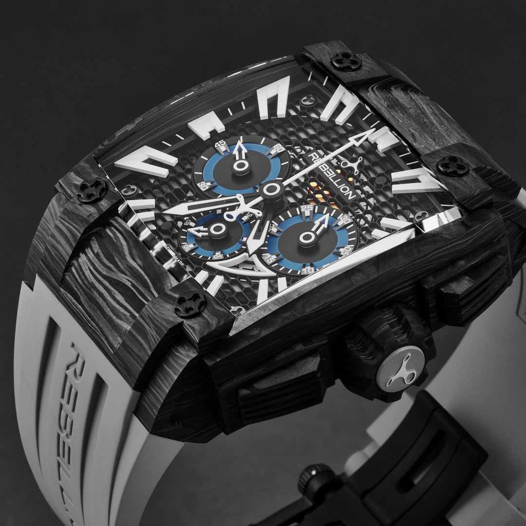 Re1 2.0 RBRE12CH.CA.WH / Black Blue | Black Blue Dial