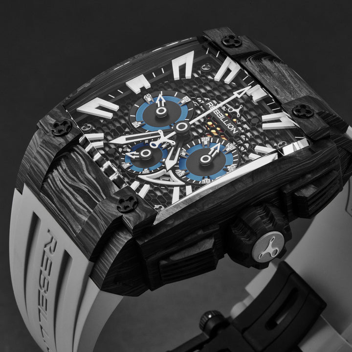Re1 2.0 RBRE12CH.CA.WH / Black Blue | Black Blue Dial