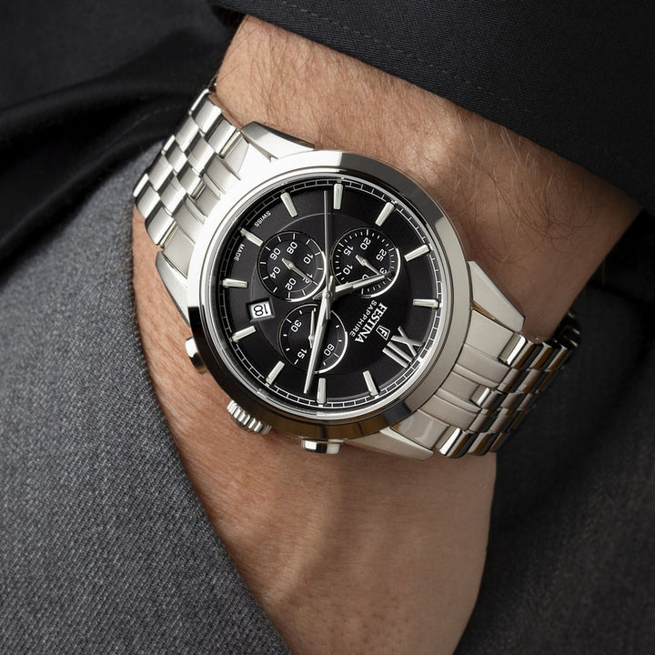 CHRONOGRAPH Black / Stainless Steel | Black Dial