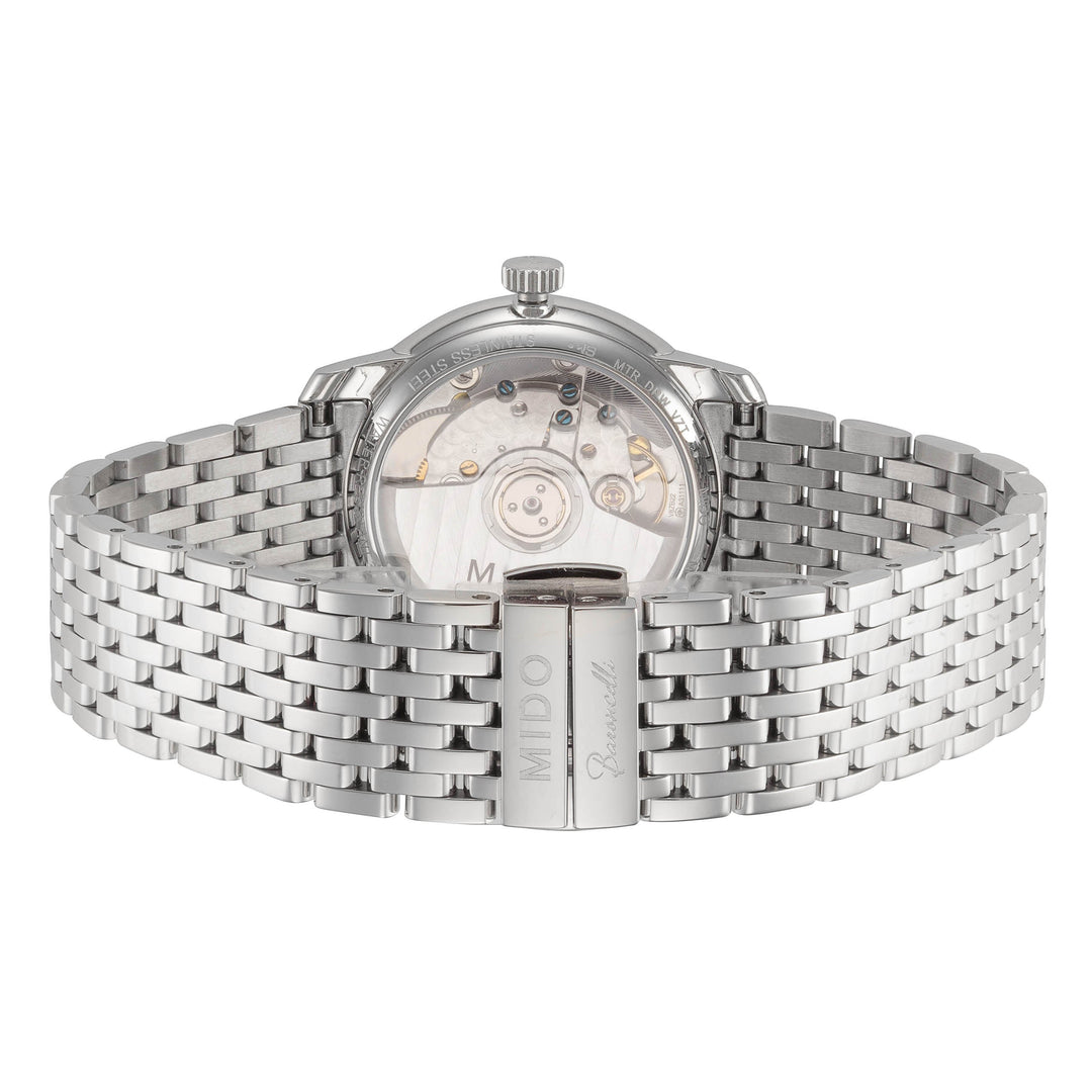 Baroncelli III 33mm / Silver / Silver | Silver Dial